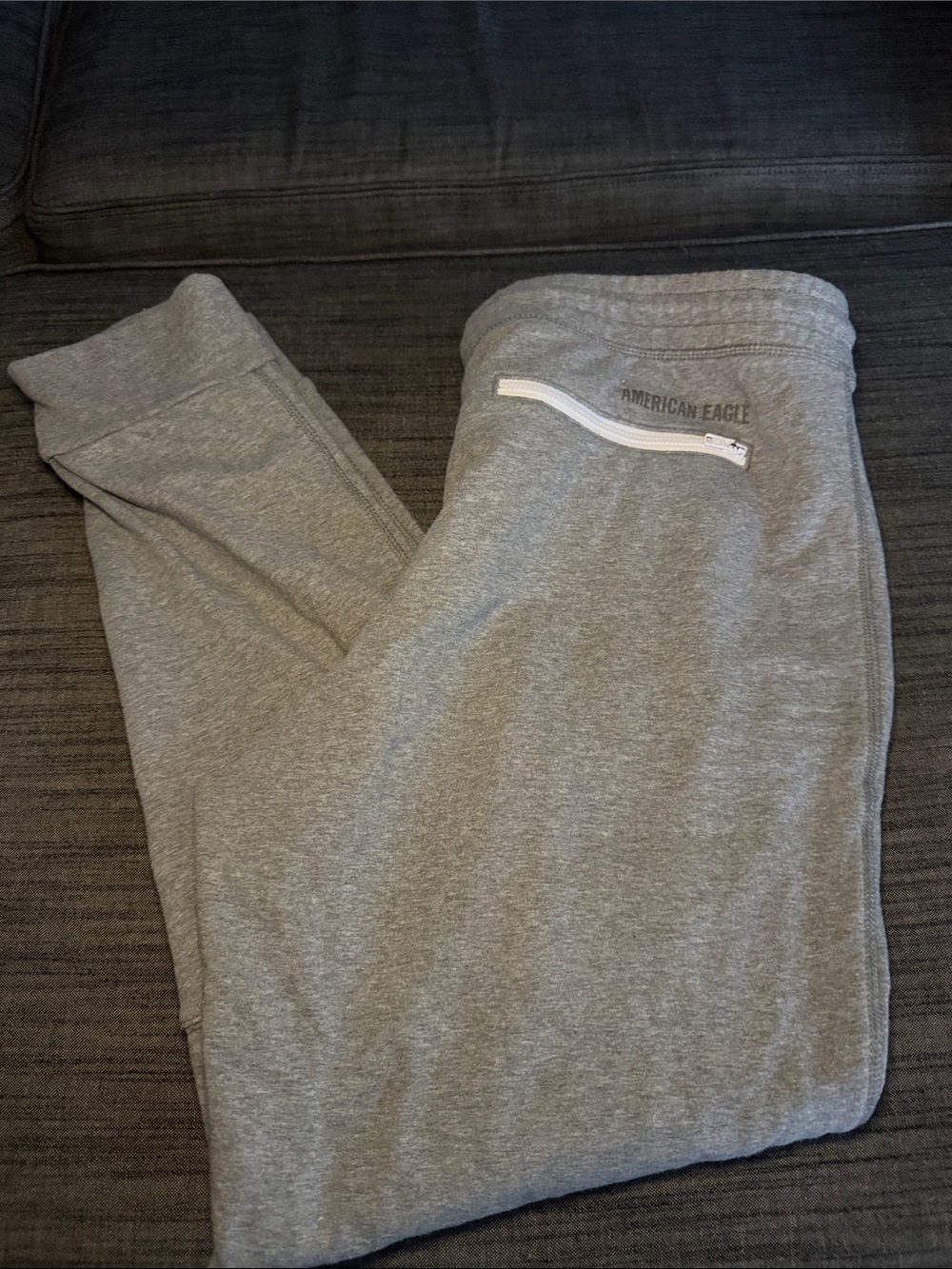 American Eagle Outfitters Light Heather Gray Jogger Pants